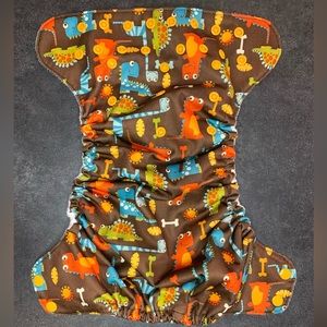 Blueberry Cloth Diapers Dinosaur Pattern, Washable Reusable Diaper, Eco Friendly